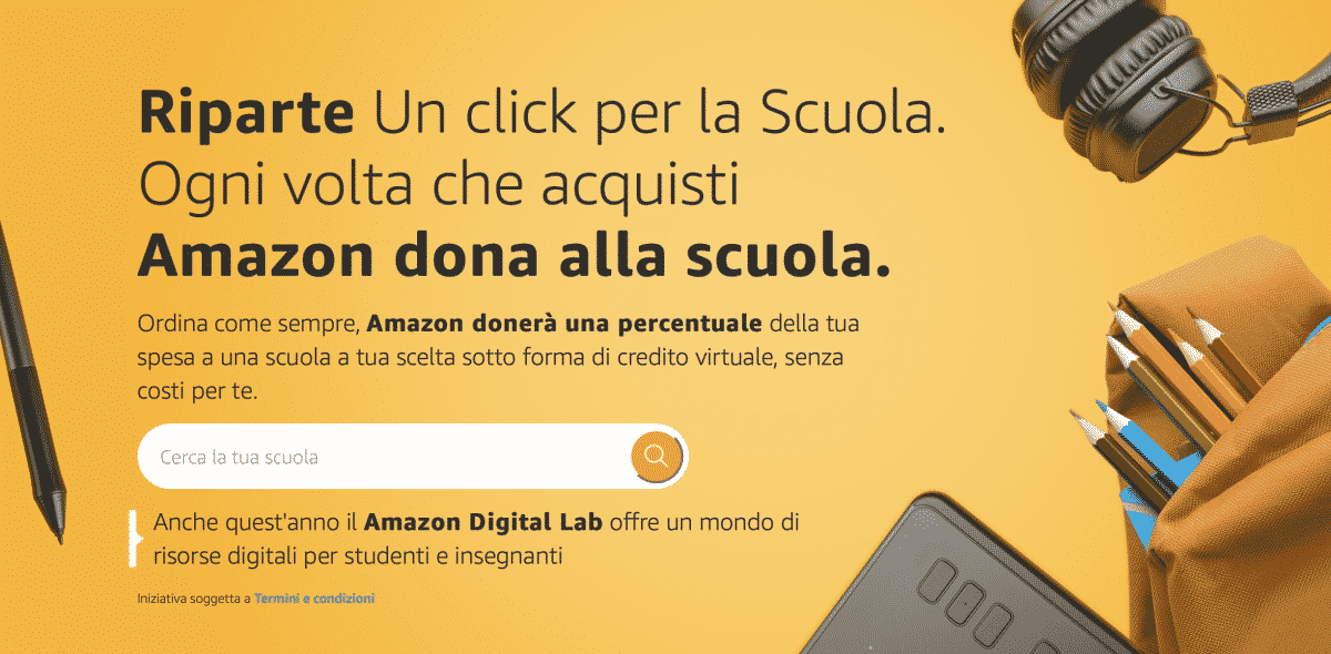 Primi doni grazie a un click per la Scuola di : sono