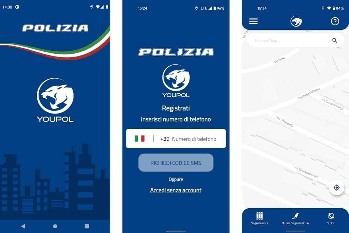YouPol app emergenze