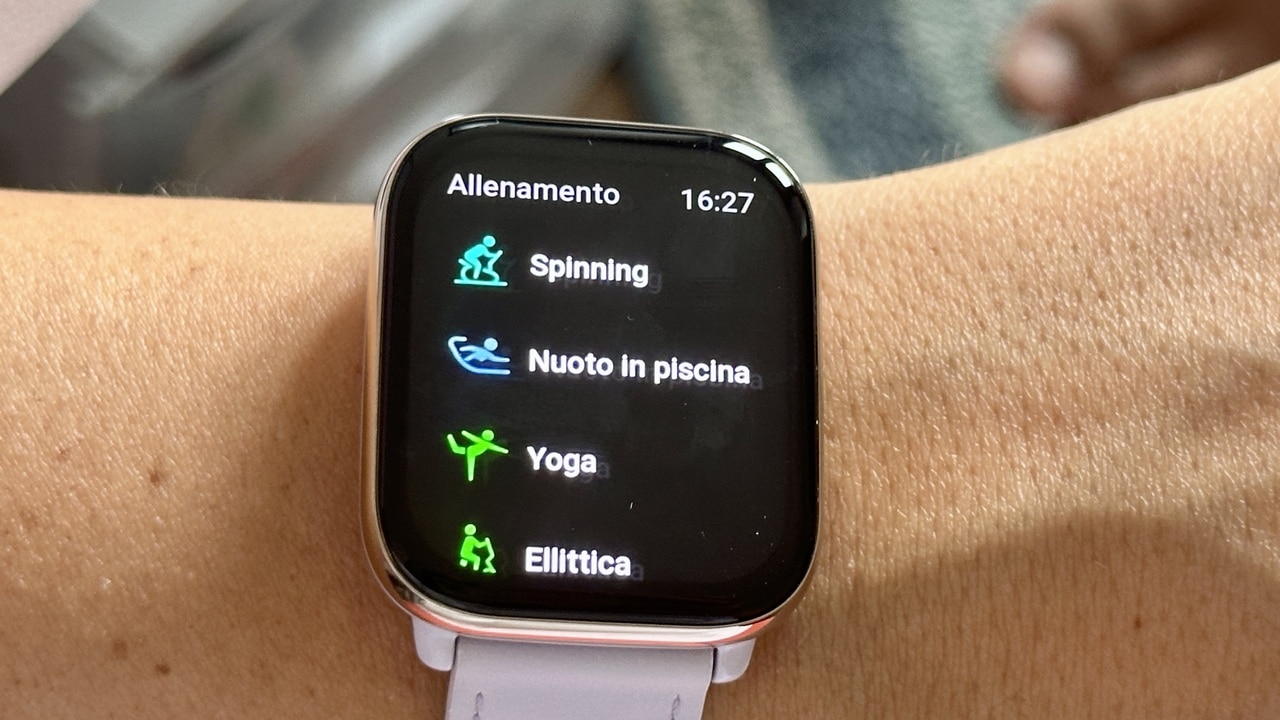 allenamento active amazfit