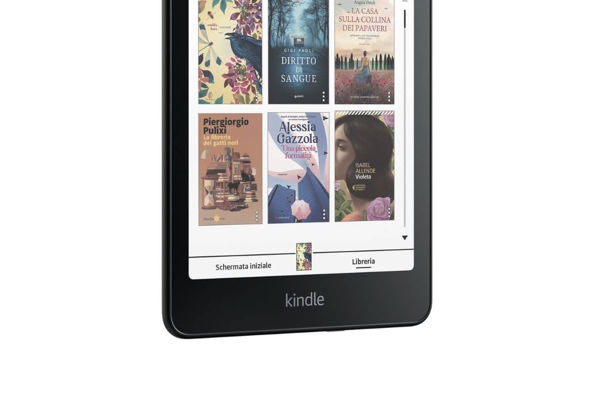 Un particolare del nuovo Kindle a colori