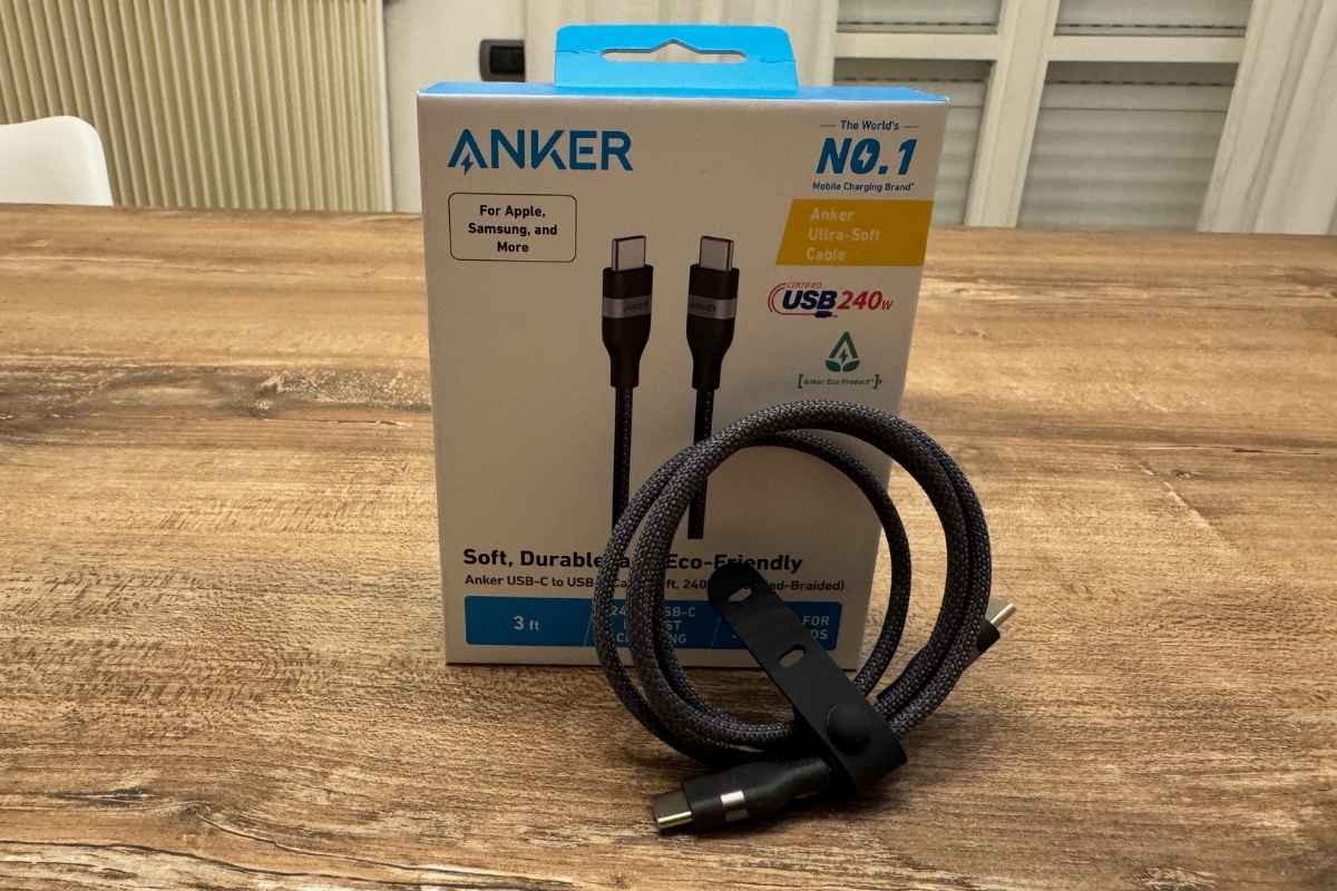 Anker Cavo USB-C, ricarica veloce 240W