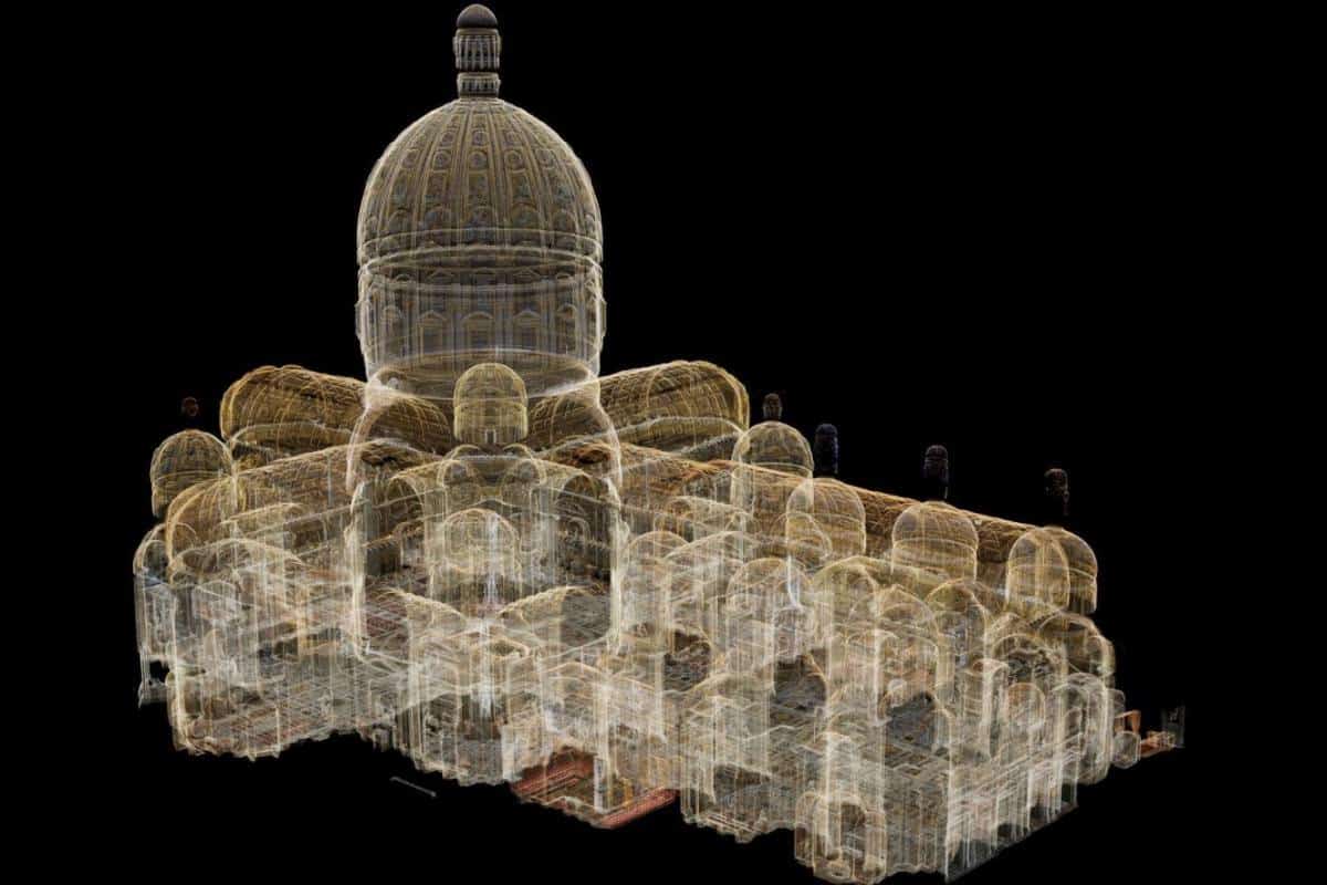 Il gemello digitale della Basilica di San Pietro creato con l'Intelligenza Artificiale di Microsoft