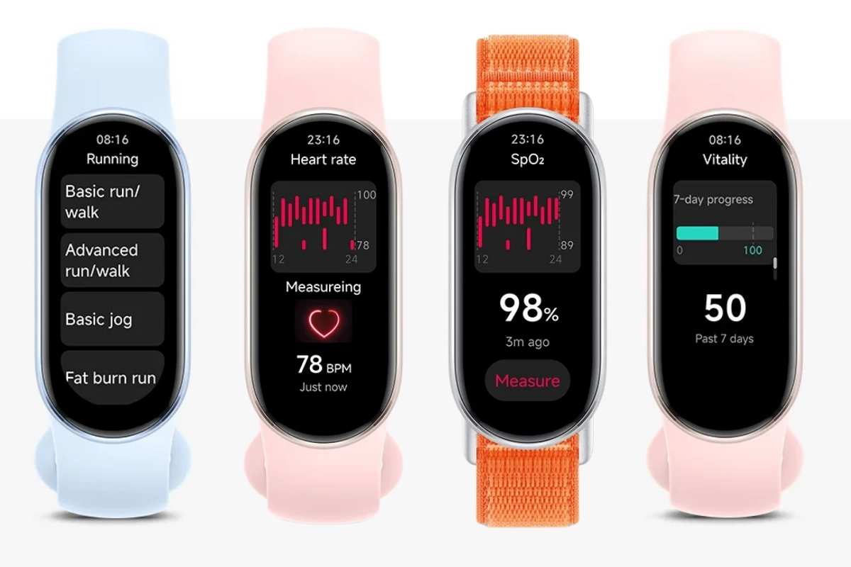 Xiaomi smart band 9 schermate fitness