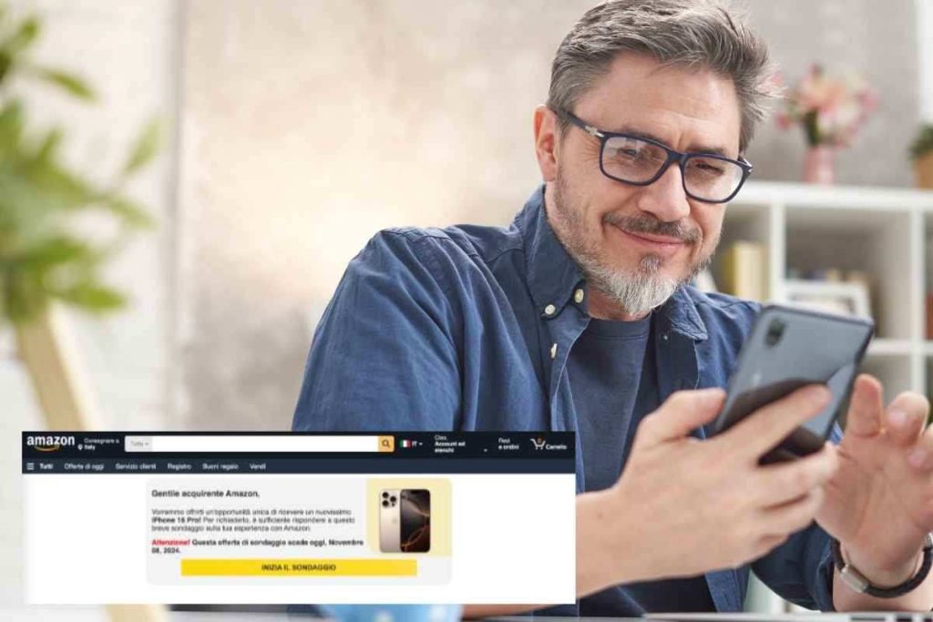 Amazon regala l'iPhone 16