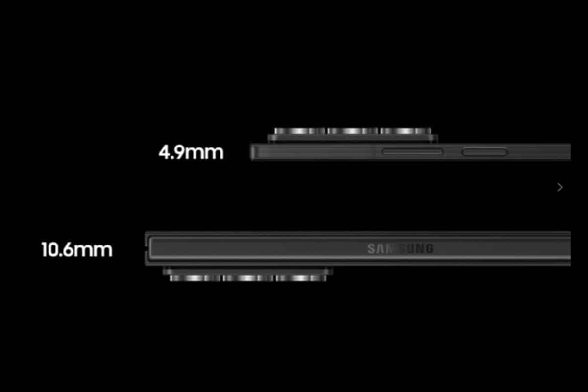 Samsung Galaxy Z Fold SE vs 6 spessore