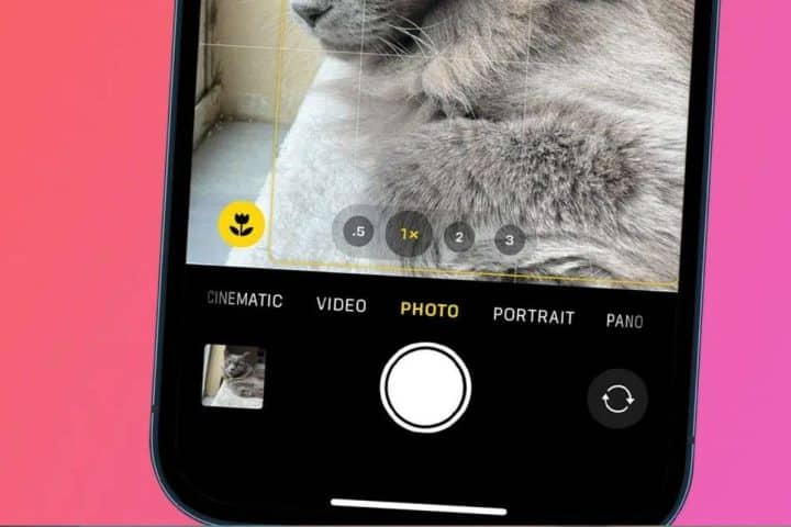 Cosa rappresenta l'icona del fiore nell'app fotocamera degli iPhone?