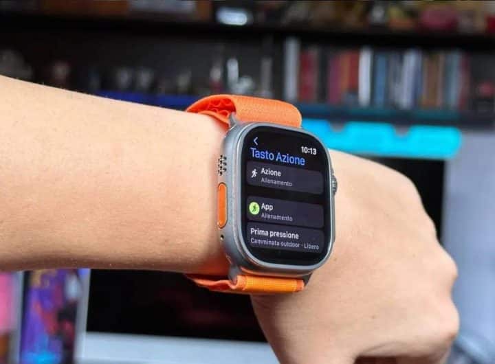 Come personalizzare il pulsante azione su Apple Watch Ultra