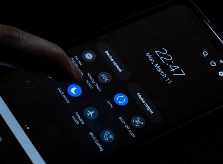 Modalità dark su samsung