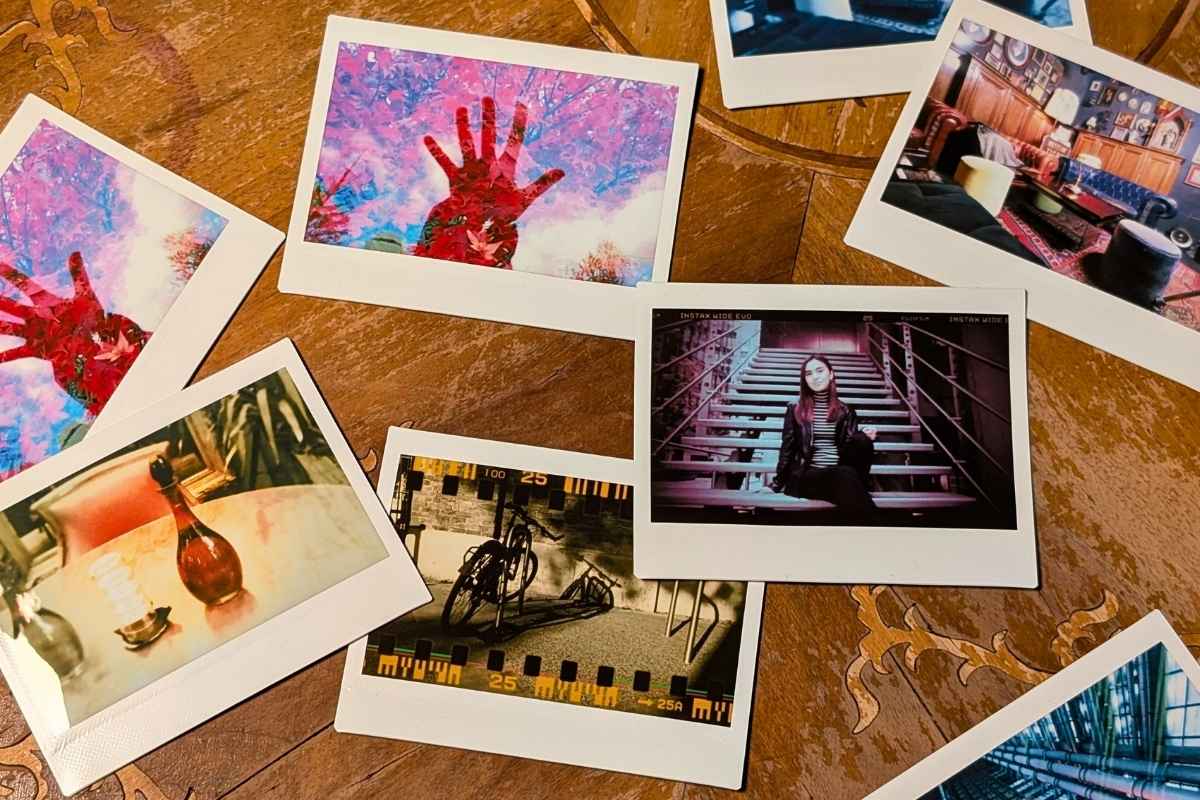 Filtri effetti e obiettivo su Instax Wide Evo: la stampa