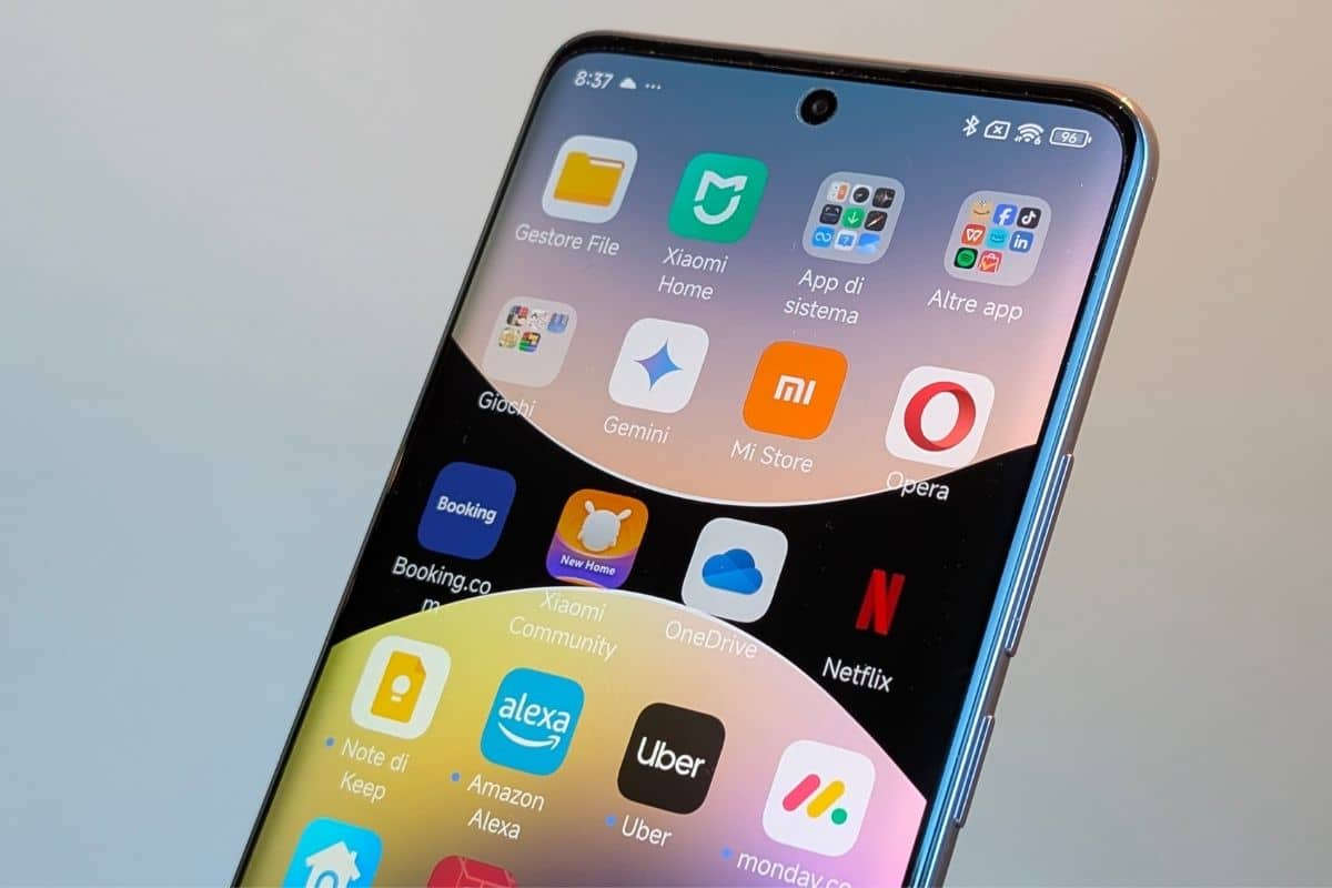 Il display di Redmi Note 14 Pro+