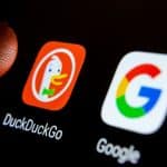 browser DuckDuckGo accanto Google