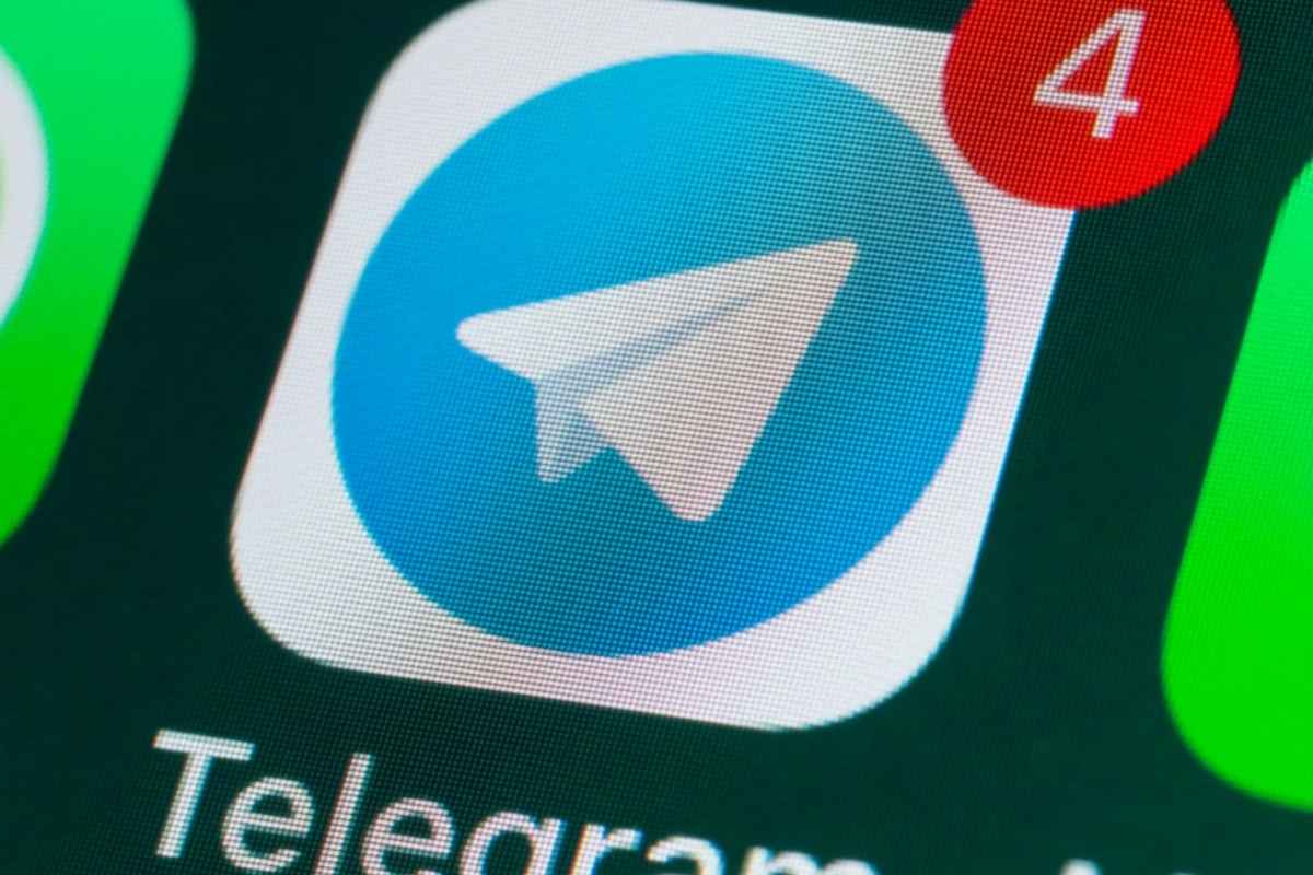 Icona Telegram con notifiche