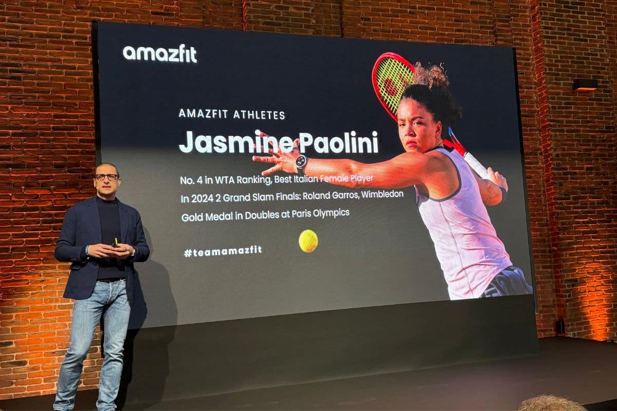 Jasmine Paolini tennista nuova ambassador Amazfit