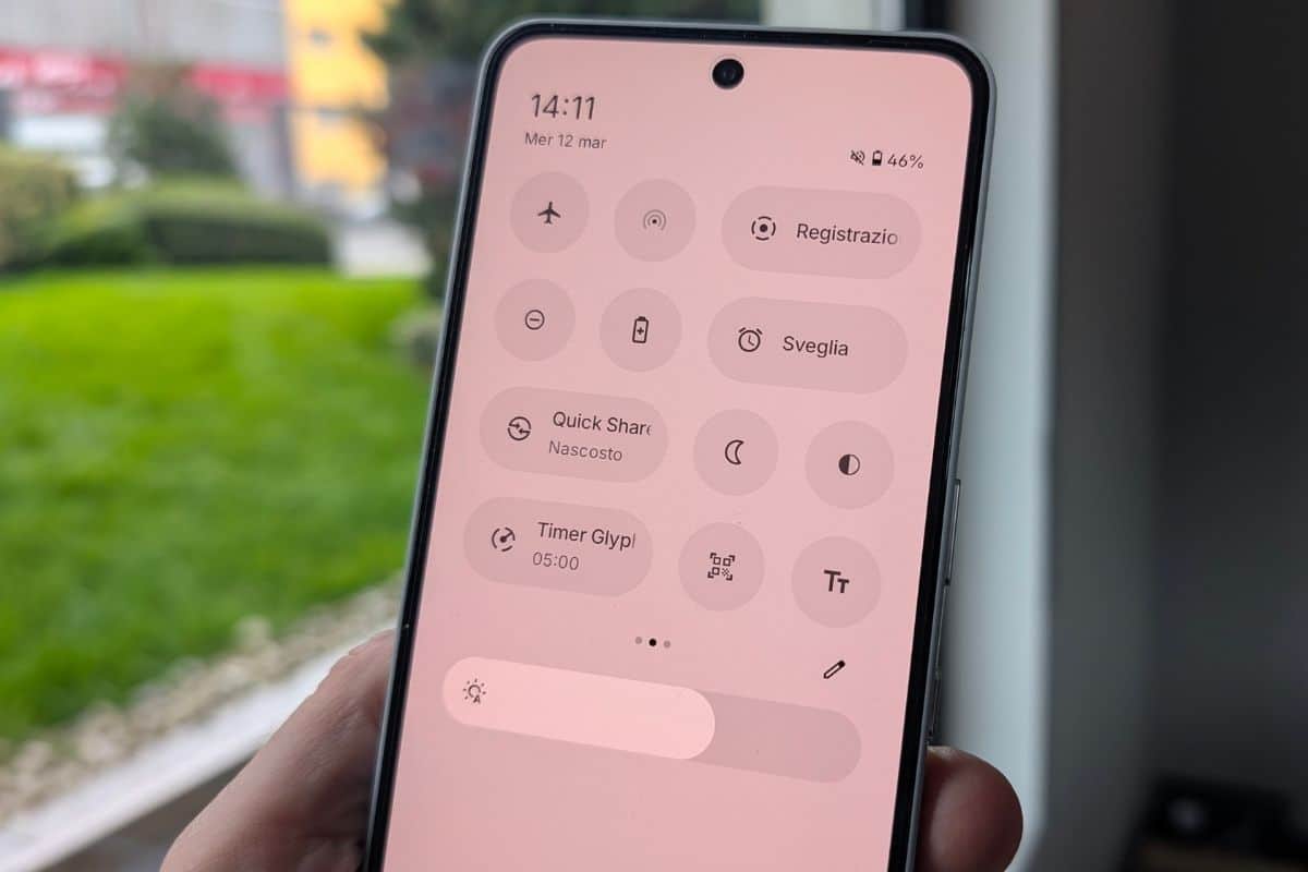 Gli shortcuts del menu di Nothing Phone 3a Pro