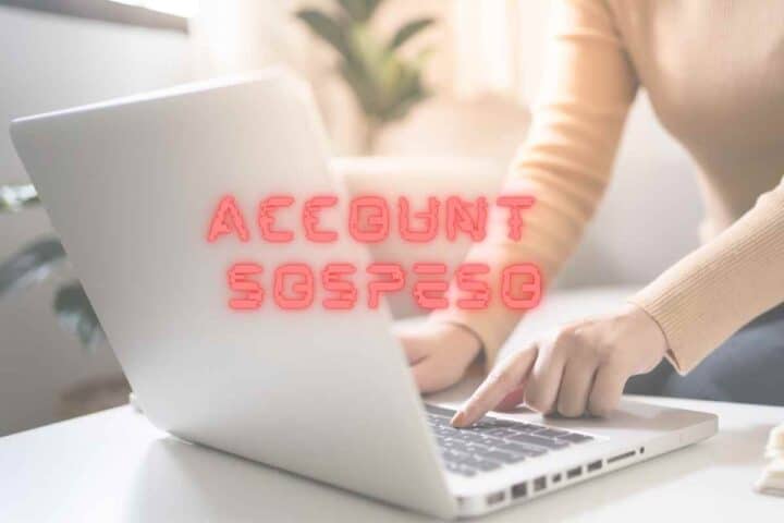 "Account sospeso", se apri il link è la fine