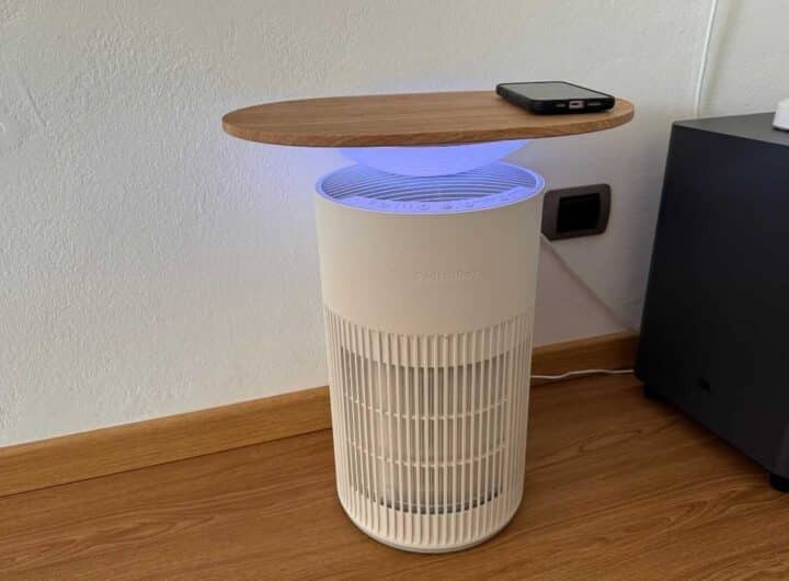 Recensione Switchbot Air Purifier Table: quando il purificatore d'aria diventa un elemento d'arredo smart